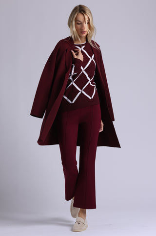 Viscose Kick Flare Pant