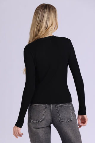 Viscose Ribbed V Neck Button Cardigan