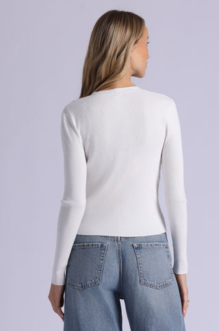 Viscose Ribbed V Neck Button Cardigan