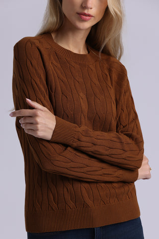 Cotton Classic Cable Crew