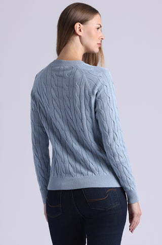 Cotton Classic Cable Crew