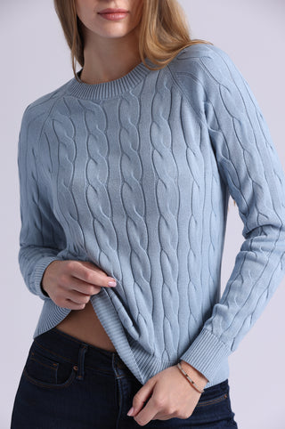 Cotton Classic Cable Crew