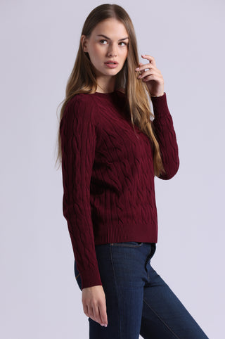 Cotton Classic Cable Crew