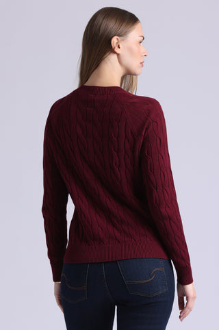 Cotton Classic Cable Crew