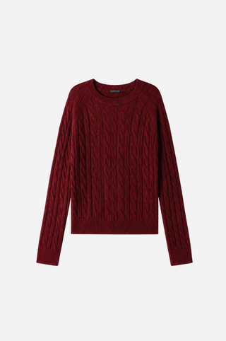 Cotton Classic Cable Crew