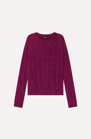 Cotton Classic Cable Crew