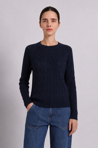 Cotton Classic Cable Crew