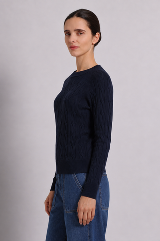 Cotton Classic Cable Crew