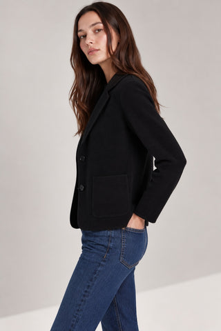 Viscose Blend Shrunken Blazer