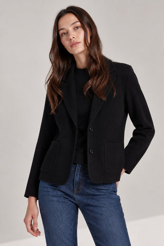 Viscose Blend Shrunken Blazer
