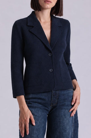 Viscose Blend Shrunken Blazer
