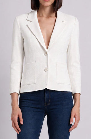 Viscose Blend Shrunken Blazer