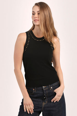 Viscose Western Embellished Tank