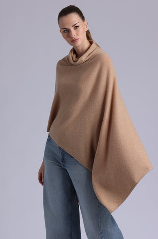12 Gauge Cashmere Funnel Neck Ruana