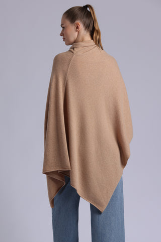 12 Gauge Cashmere Funnel Neck Ruana