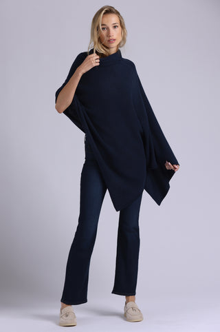 12 Gauge Cashmere Funnel Neck Ruana