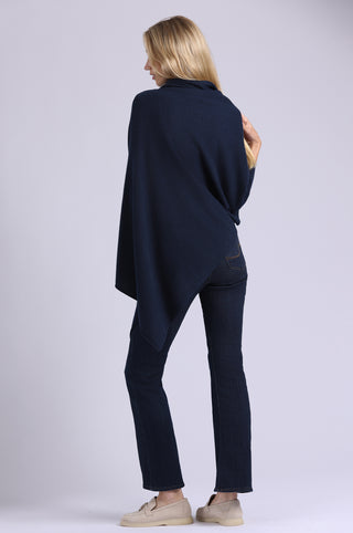 12 Gauge Cashmere Funnel Neck Ruana