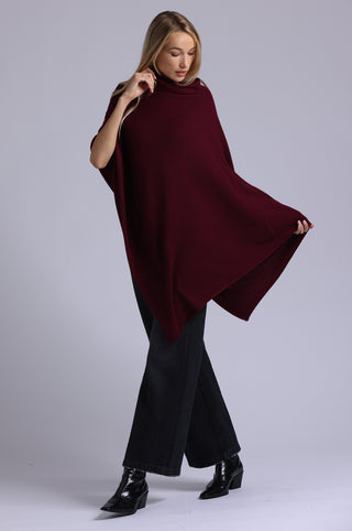 12 Gauge Cashmere Funnel Neck Ruana