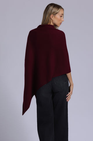 12 Gauge Cashmere Funnel Neck Ruana