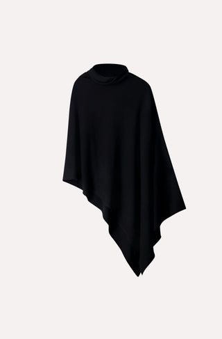 12 Gauge Cashmere Funnel Neck Ruana