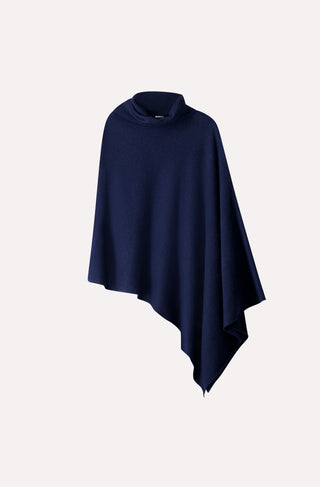 12 Gauge Cashmere Funnel Neck Ruana