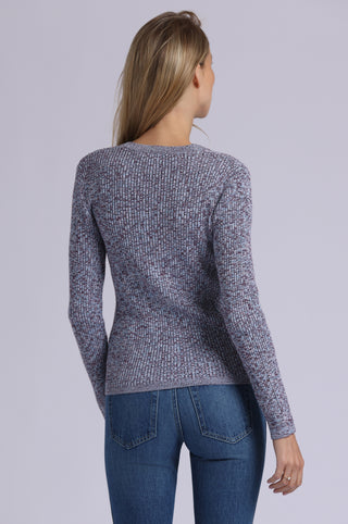 Supima Cotton Cashmere Rib Marled Henley