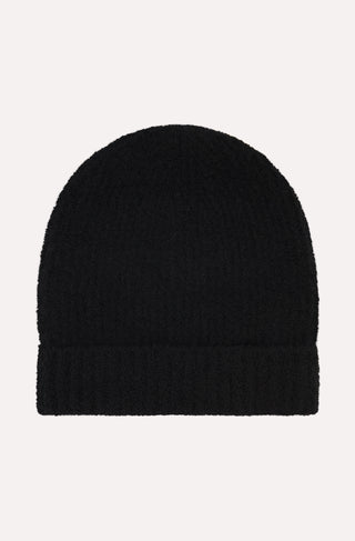 Luxe Boucle Ribbed Beanie Hat