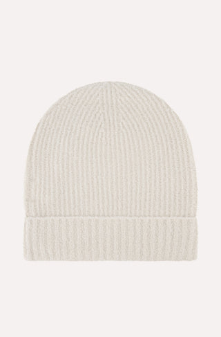 Luxe Boucle Ribbed Beanie Hat