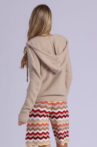 Boucle Double Zip Hoodie
