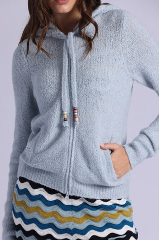 Boucle Double Zip Hoodie