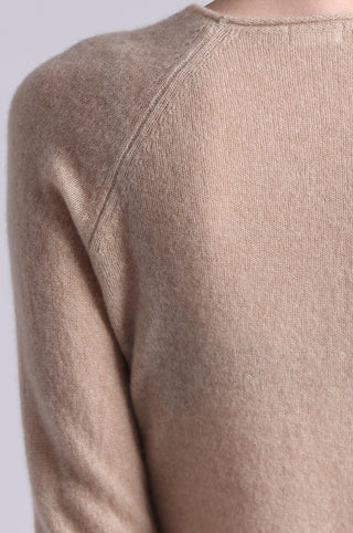 Sheer Luxury Cashmere Raglan Crew