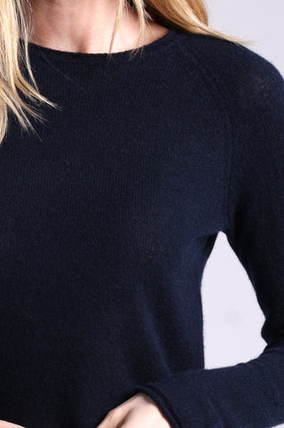 Sheer Luxury Cashmere Raglan Crew