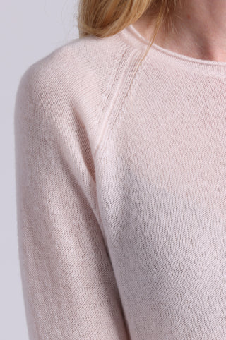 Sheer Luxury Cashmere Raglan Crew