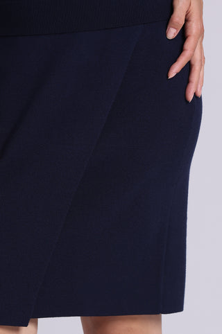 Viscose Overlap Panel Skirt