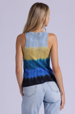 Ombre Gradient Crew Neck Tank
