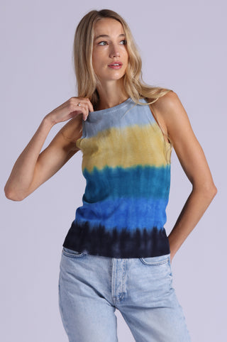 Ombre Gradient Crew Neck Tank