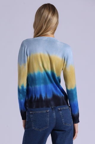 Ombre V Neck Cardigan