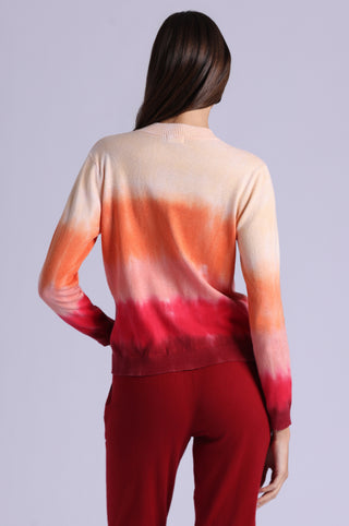 Ombre V Neck Cardigan