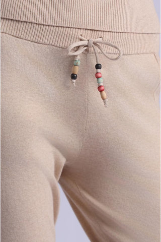 Jogger with Beaded Drawstring