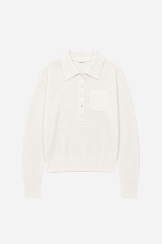 Cashmere Henley Polo with Pocket