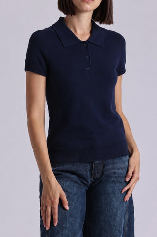 Cashmere Short Sleeve Polo