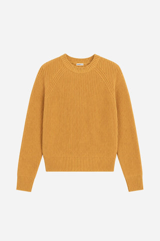 Cotton Shaker Long Sleeve Crew Neck