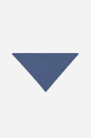 Cashmere Neckerchief Scarf with Eyelash Fringe