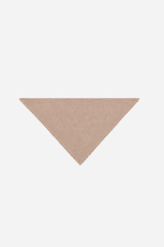 Cashmere Neckerchief Scarf with Eyelash Fringe
