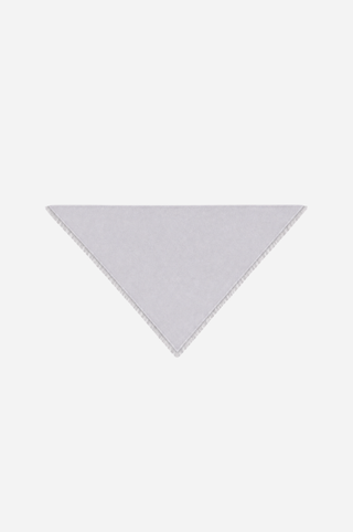 Cashmere Neckerchief Scarf with Eyelash Fringe