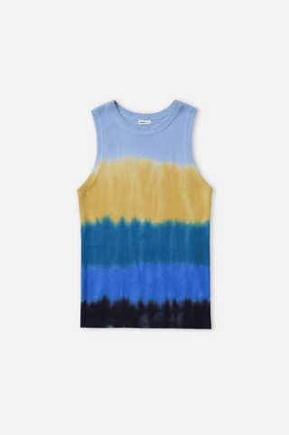 Ombre Gradient Crew Neck Tank