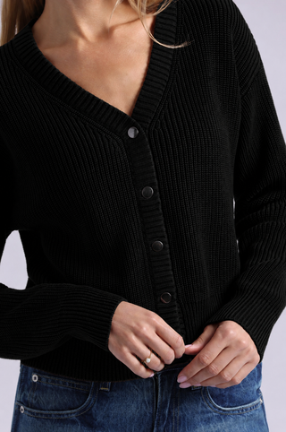 Cotton Shaker Crop Cardigan