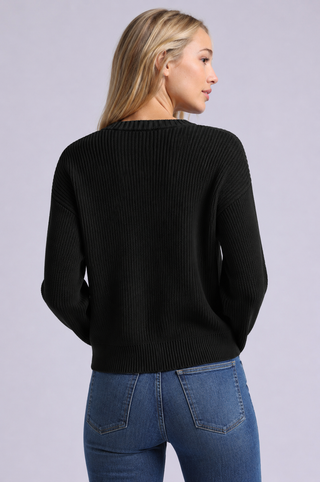 Cotton Shaker Crop Cardigan