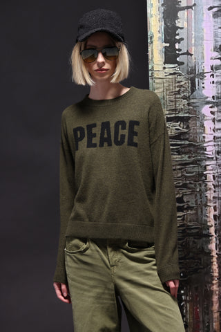 Cashmere Peace Crew Neck