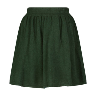 Cashmere Mini Skirt- Pine